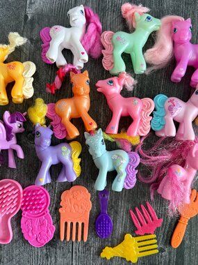 My Little Pony Brushable Lot 11 Ponies 3" Figures + Accessories